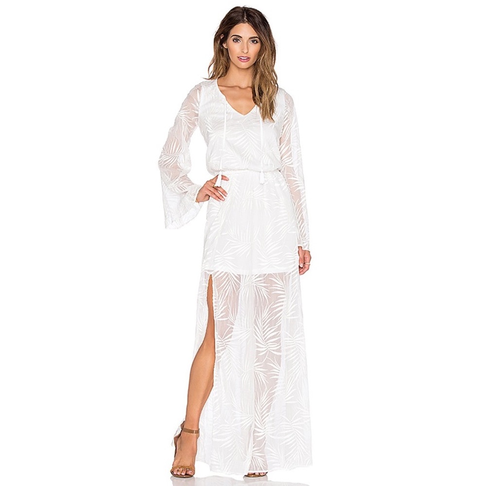 SHOW ME YOUR MUMU Juliet White Maxi Dress
